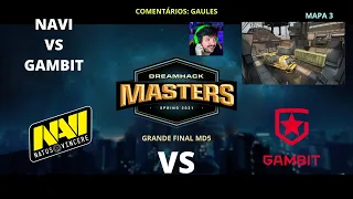 NAVI VS GAMBIT - TRAIN (MAPA 3) (PTBR) - DREAMHACK MASTER SPRING 2021 - FINAL MD5