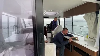 SeaKeeper test on a Jeanneau Merry Fisher 1095