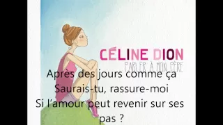Celine Dion - Les Jours Comme Ca (Lyrics)