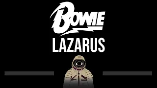 David Bowie • Lazarus (CC) (Upgraded Video) 🎤 [Karaoke] [Instrumental Lyrics]