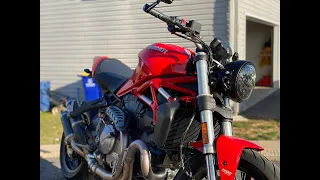 Ducati Monster 821 Headlight Swap!