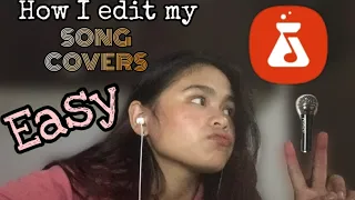 HOW I EDIT MY SONG COVERS (EASY+SIMPLE WAY ON ANDROID OR IOS)