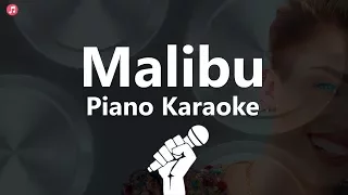 Miley Cyrus - "Malibu" Piano Karaoke Instrumental SingAlong