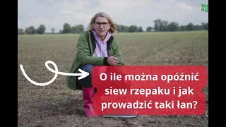 O ile można opóźnić siew rzepaku i jak prowadzić taki łan? Pogotowie polowe top agrar Polska