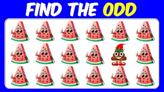 【Easy, Medium, Hard Levels】Can you Find the Odd Emoji out & Letters and numbers in 15 seconds? #125