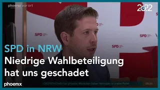 Kevin Kühnert zum Ausgang der Landtagswahl in NRW am 16.05.22