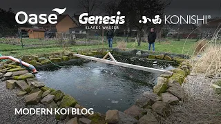 Modern Koi Blog #5894 - Michaels selbstgebauter 22.000 Liter Rechteckteich