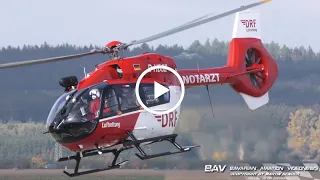 Airbus Helicopters H145 - DRF Luftrettung D-HDSZ - landing and takeoff at Memmingen Airport