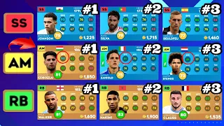 DLS 24 | TOP 5 FASTEST PLAYERS AT EVERY POSITIONS IN DLS 24 #dreamleaguesoccer2024 #dls24 #top5