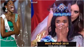 WATCH Miss Nigeria's Heart-Melting  Reaction To Miss Jamaica Winning, VIDEO