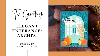 The Greetery's Elegant Entrance: Arches Thank You Card