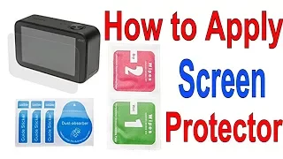 How to Apply Screen protector or Tempered Glass on Xiaomi mijia action camera