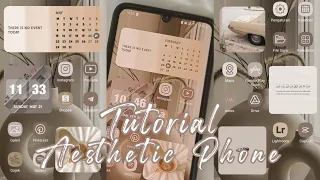 tutorials 📌 : how to make your android phone aesthetic ✨️ [ samsung a32 ] indonesia | dailyminna