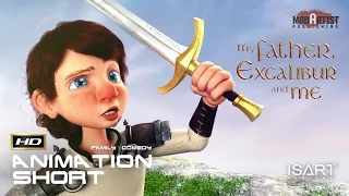 CGI 3D Animated Short Film "MY FATHER, EXCALIBUR AND ME" Funny Animation by IsArt Digital