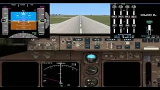 FSX PMDG 747 Paris to Heathrow Professional Part 1