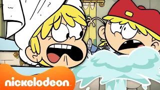 Loud House | Os Momentos Mais Malucos da Família Loud no Banheiro! 🛀 | Compilação | Nickelodeon