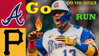 Braves vs Pittsburgh Pirates GAME Highlights September 09, 2023 - MLB Highlights | MLB Season 2023