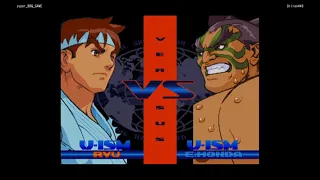 Street Fighter 30th Anniversary - Alpha 3　Ryu(Makoto) vs Honda
