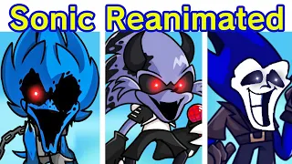 Friday Night Funkin' VS Minus Sonic Reanimated Full Week (FNF Mod/Hard) (SONIC.EXE 1.5 + Sunky)