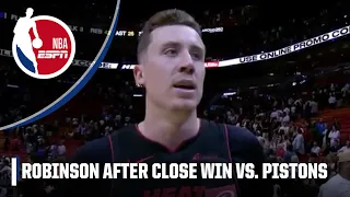 Duncan Robinson says he 'blacked out' during his WILD behind-the-back switch-up layup | NBA on ESPN