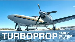 Early Morning Flight (Takeoff to Landing) in the Cessna Turboprop | Flight Vlog #2  #pilot #takeoff