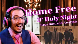 BLOWN AWAY by that ending! | Home Free - O' Holy Night | Acapella Reaction and Analysis