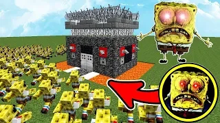 100.000 BOB ESPONJAS DO MAL APARECERAM NO MINECRAFT!!