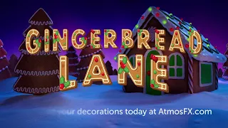 AtmosFX Gingerbread Lane Product Digital Decoration Trailer