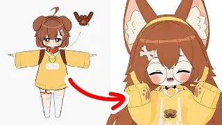 How I Made The CUTEST VTuber Model in 3D Software