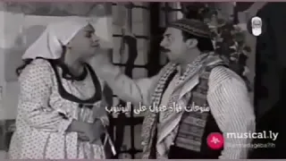 باب الحارة ابوبدر يضرب فوزية كف