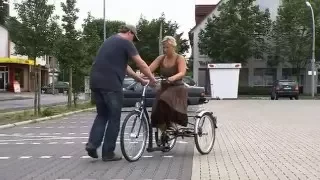 How to ride a tricycle