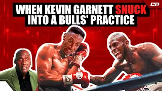 When Kevin Garnett SNUCK Into A Bulls Practice | Clutch #Shorts