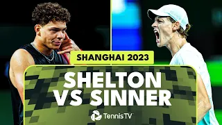 Jannik Sinner vs Ben Shelton THRILLER 😮‍💨 | Shanghai 2023 Extended Highlights