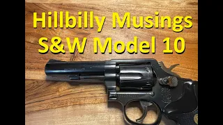 Smith and Wesson Model 10 Heavy Barrel - .38 special classic S&W!