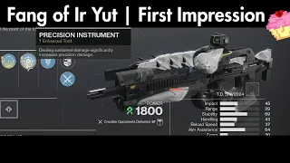 Fang of Ir Yut | First Impression