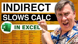 Excel - Too many INDIRECT slows down calc - Episode 1824