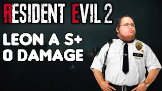 RESIDENT EVIL 2 | LEON A S+ Rang ohne Schaden | [4K]