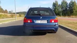 BMW e39 530D MGmotorsport custom exhaust