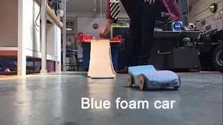 Design and Technology - Blue foam car