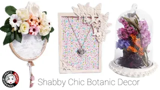 🔴Shabby Chic Floral DIY Crafts, Vintage Room Decor Ideas, Crafts to Make & Sell or Gift