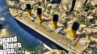 Huge Titanic Ship!! - GTA 5 PC MOD