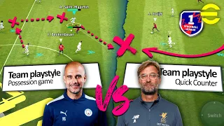 POSSESSION vs COUNTER: battle of playstyles | eFootball Mobile