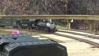Accucraft live steam K36 on new layout.
