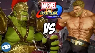 MARVEL VS CAPCOM INFINITE Gladiator Hulk VS Warrior Thor Gameplay