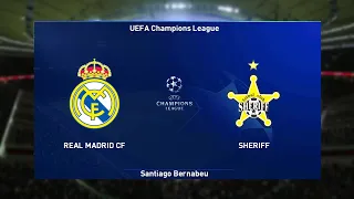 ⚽ Real Madrid vs Sheriff Tiraspol ⚽ | UEFA Champions League (28/09/2021) | PES 2021