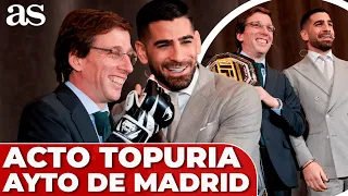 ILIA TOPURIA, recibido por el ALCALDE DE MADRID, JOSÉ LUIS MARTÍNEZ-ALMEIDA