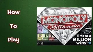 How To Play Monopoly Millionaire Board Game