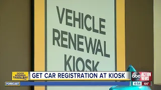 Skip the wait: Renew your vehicle registration at a self-service kiosk