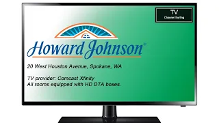 TV Channel Surfing: Howard Johnson, Spokane, WA