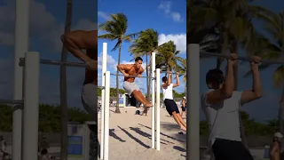 30 sec Slow Bar Muscle Up Challenge